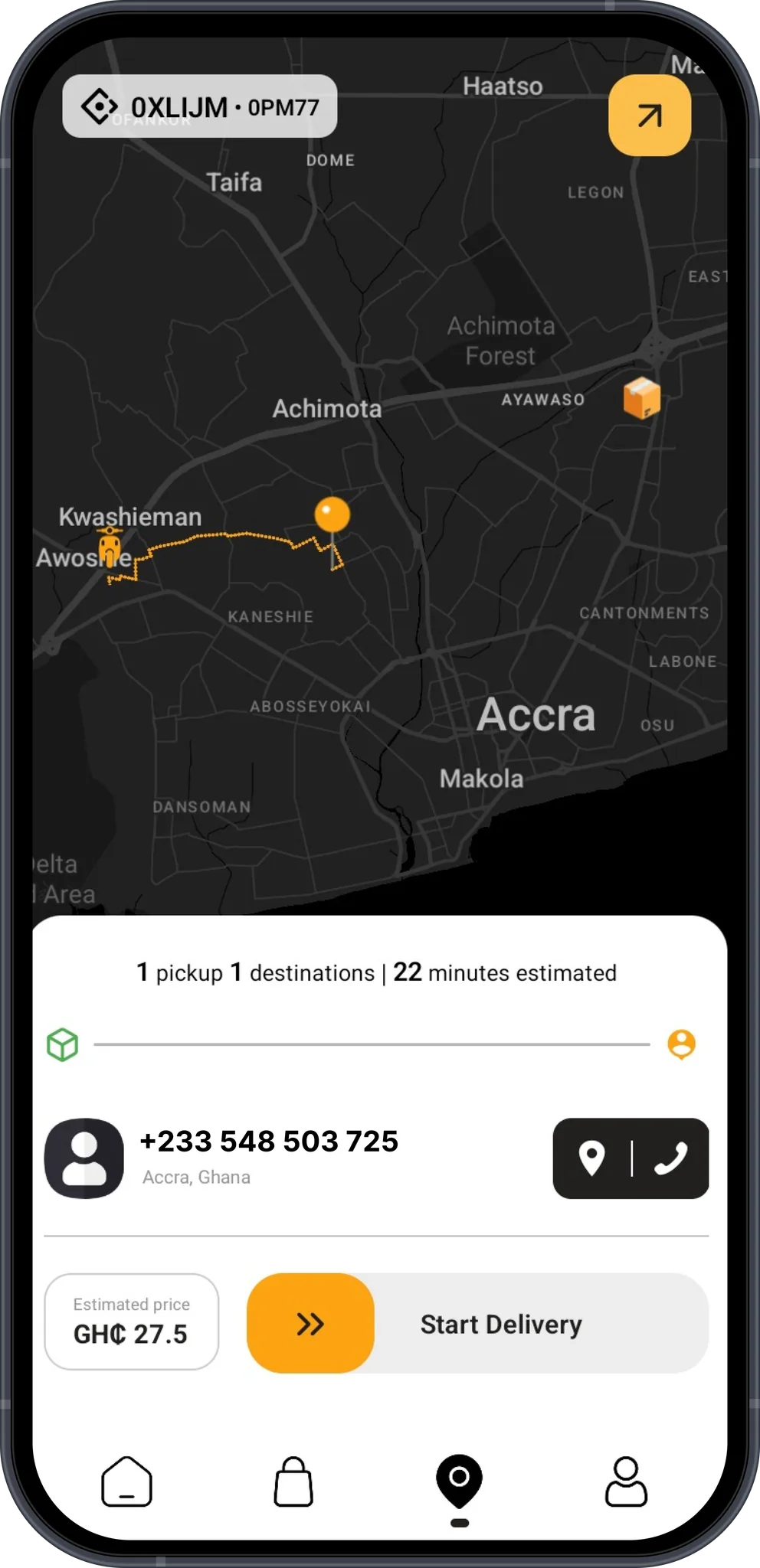 Customer app